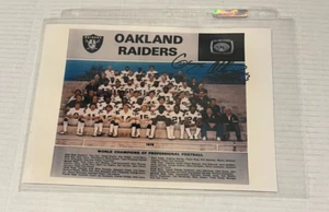 1976 Oakland Raiders World Champions George Atkinson #43 Autographed Team Photo - Picture 1 of 7