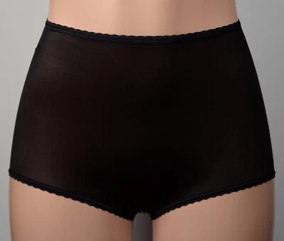 NOS Bali Skimp Skamp Panties Style #2633, Black, Size 10 (3XL) - Image 1 of 4