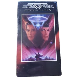 Star Trek V The Final Frontier VHS Tape 1989 RARE Hi Fi 32044 Paramount Kirk New - Picture 1 of 11