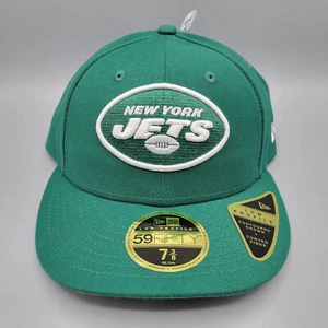 New York Jets Hat Cap 7 3/8 Low Profile Fitted Green 59Fifty Football Team NFL - Picture 1 of 17