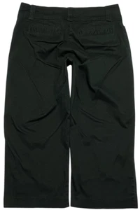 Lee Pants Womens (6P) Black Natural Fit Just Below The Waist Capri Stretch Twill - Picture 1 of 6