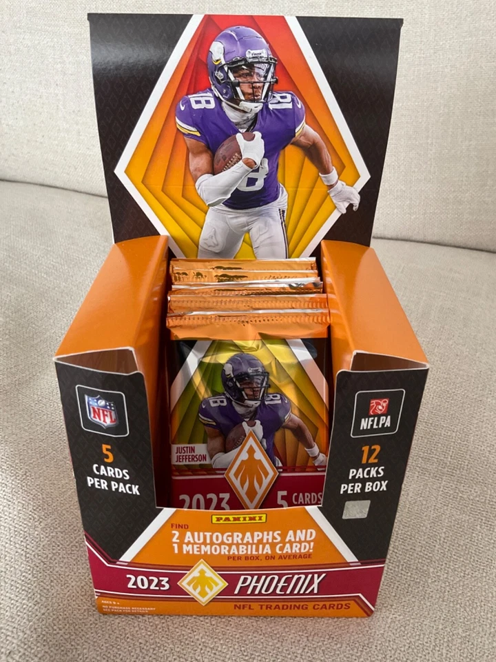 (1) 2023 PANINI PHOENIX FOOTBALL HOBBY PACK. Each pack contains 5 cards per pack - Image 1 of 1