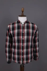 Nudie Jeans Co. Multicolor Check Long Sleeve Lightweight Shirt Size M - Picture 1 of 16