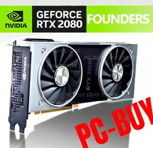 NVIDIA GeForce RTX 2080 Founders Edition 8GB GDDR6 Graphics Card GPU - Picture 1 of 5