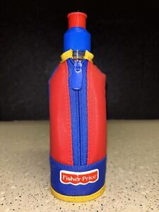 Vintage Fisher Price Kids Water Bottle Red Blue And Yellow