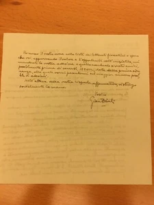 Lettera autografa di Gian Dauli - Picture 1 of 1