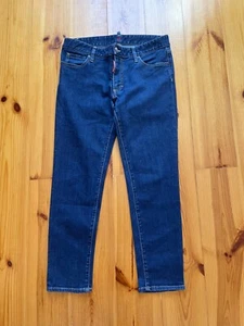 Pantalones de mezclilla para mujer DSQUARED2 azul marino talla: 42 - Imagen 1 de 9