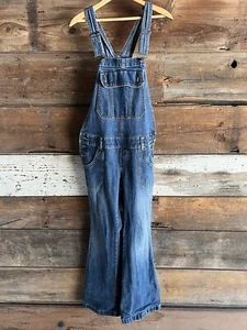 Vintage Union Bay Overalls Flare Size XL Girls - Picture 1 of 11