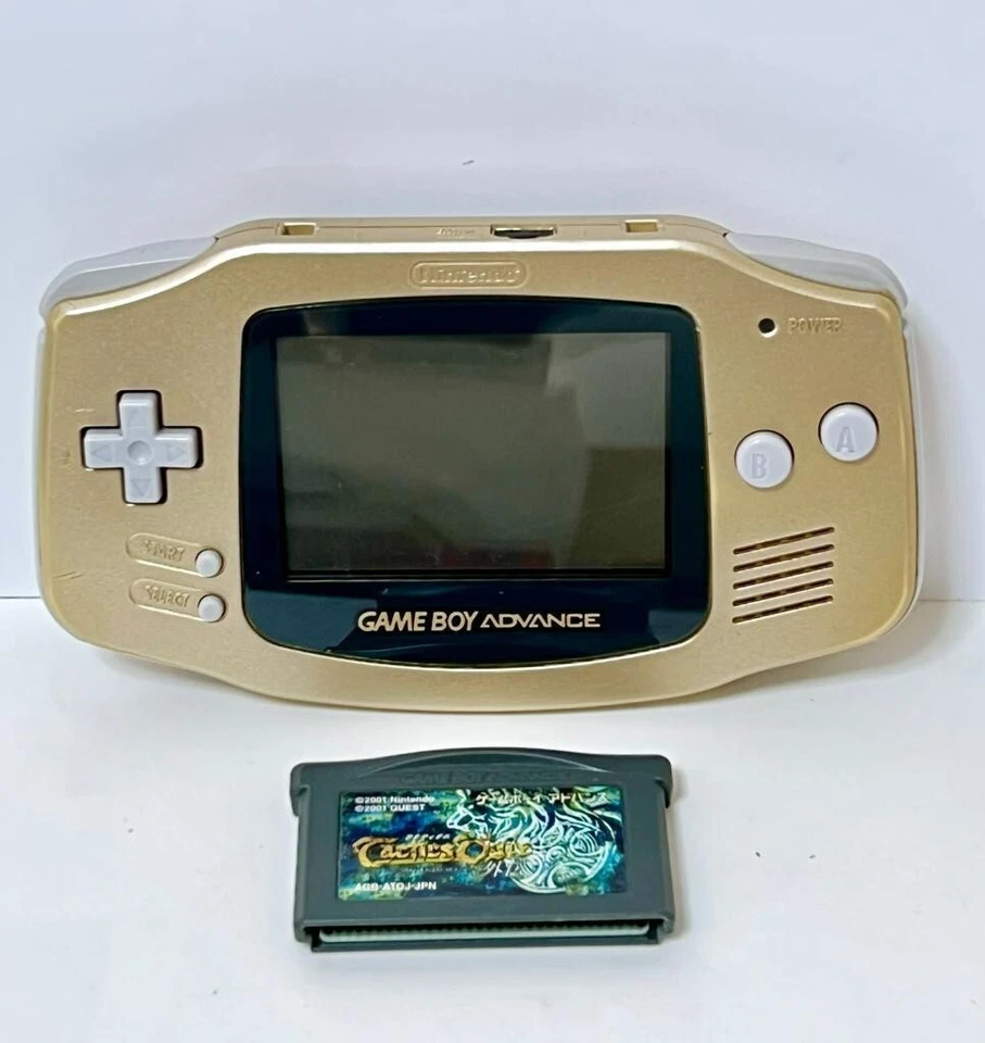 Consola portátil Nintendo Game Advance Gold AGB-001 probada funciona + juego gratis Foto 1 de 1