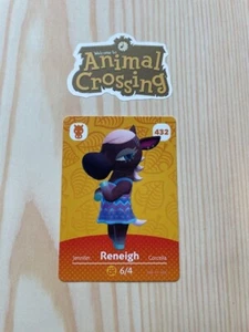 Reneigh #432 Animal Crossing Amiibo Card Authentic Series 5 MINT NEVER SCANNED - Picture 1 of 2