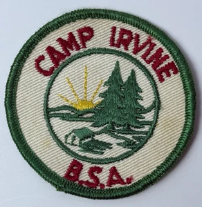 1950's Boy Scouts of America Vintage Patch Camp Irvine CA BSA - Picture 1 of 2