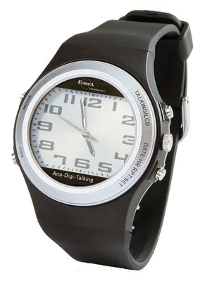 Orologio parlante Talking per non vedenti, per anziani, per ipovedenti o ciechi - Imagen 1 de 4