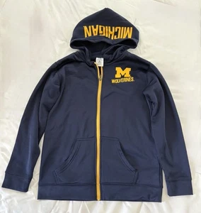 Boys Michigan Wolverines ZipUp Hoodie_Youth Large (12/14) - Picture 1 of 4
