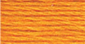 DMC Pearl Cotton Skein Size 3 16.4yd Medium Tangerine - Picture 1 of 1