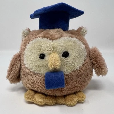 GANZ Graduation Owl Money Holder Bean Bag Plush Stuffed Animal Toy 4” *READ* - Image 1 of 4