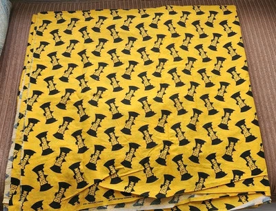 VTG Yellow Batman Cotton Fabric DC Comics Springs Ind 2005 #2983 OOP HTF BTHY - Image 1 of 4