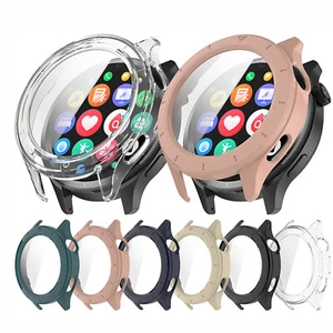 Tempered Glass Watch Screen Protective Case Cover For XIAOMI Watch S4/S4 ESIM - Picture 1 of 24