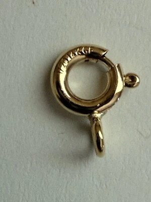 14kt gold filled 6mm closed ring spring ring 25pcs - Image 1 of 4