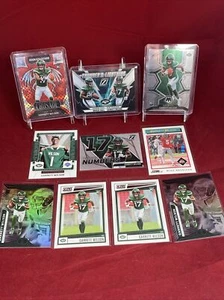 GARRETT WILSON SP RC Lot (10) 2022 NFL PRIZM SILVER Plaid Parallel Rookie JETS - Picture 1 of 12