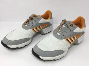 Adidas Mens Size 9.5 Climacool Golf Shoes Spikeless Orange Grey Torsion System C - Picture 1 of 10