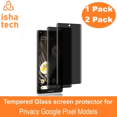 PRIVACY Tempered Glass Screen Protector for Google Pixel 7a 8a 9a  Pro 10 Pro XL - Image 1 of 4