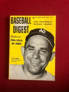 1956, Yogi Berra, "BASEBALL DIGEST" (No Label) Scarce / Vintage (Yankees) - Picture 1 of 1