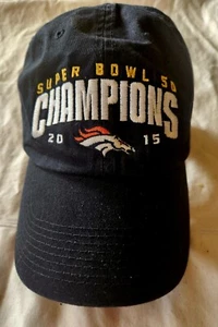 Super Bowl 50 Denver Broncos Super Bowl Champion Cap New W/O Tags - Picture 1 of 5