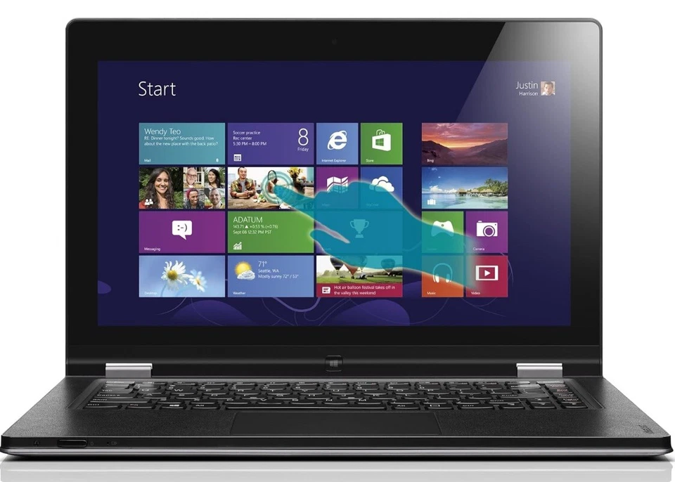 LENOVO YOGA 13 TOUCHSCREEN 13.3" LAPTOP CORE i7-3517U 2.4GHz 8GB RAM 128GB SSD - Image 1 of 4