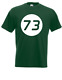 Herren T-Shirt 73 The Big Bang Therory TBBT Sheldon Lieblings-Zahl Größe bis 5XL