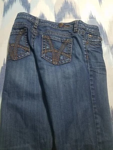 Kut from the Kloth Jeans Womens Size 10 Straight Leg Blue Stretch Denim 31x31 - Picture 1 of 21