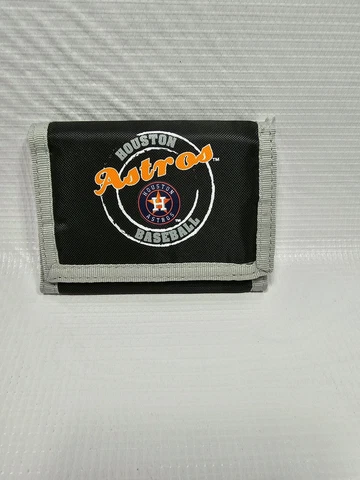 MLB Houston Astros Printed Tri-Fold Wallet Genuine Merchandise Cover