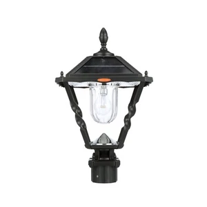 GAMA SONIC Spiral Frame Solar Post Light Assembly Kit with 3” Fitter 133B50012 - Picture 1 of 12