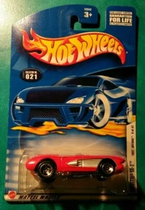 2002 HOT WHEELS FIRST EDITIONS CORVETTE SR-2 #21 RED 5 SPOKE 9 OF 42 - Picture 1 of 7