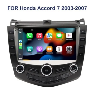 Android 14 For Honda Accord 2003-2007 Car Stereo Radio CarPlay AUTO GPS Navi FM - Image 1 of 4
