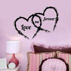 Symbol of Love Vinyl Wall Sticker Love Me Forever Decal Love Romantic Decor Home