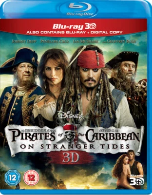 Pirates of the Caribbean: On Stranger Tides Blu-ray (2011) Johnny Depp, - Image 1 of 2