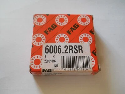 FAG RILLENKUGELLAGER 6006. 2RSR -NEU / OVP-