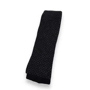 Polo Ralph Lauren 100% Cashmere Tie Black / Grey Made in Italy NWT - Picture 1 of 6