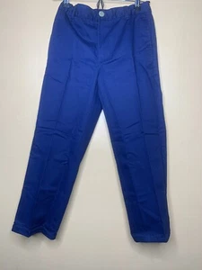 Cat & Jack Boys Size Pants Navy Blue Mid Rise Reinforced Knee School Uniform - Picture 1 of 14