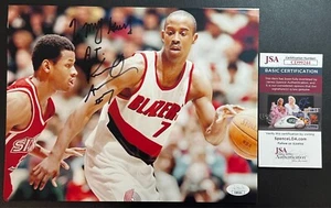 Kenny Anderson Signed 8x10 Photo JSA (Personalized) NBA P. Trail Blazers #7 AUTO - Picture 1 of 4