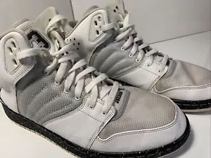 Nike Michael Air Jordan 1 Flight 23 Mens Sz 11 White/Black/Grey Shoes 838818-100 - Picture 1 of 10