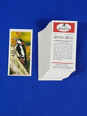 Carreras Craven Black Cat BRITISH BIRDS - Full set 50 Loose - Image 1 of 4