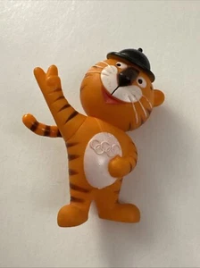1988 Hodori Tiger Official Plastic Mascot Figurine Seoul Olympics J18 - Picture 1 of 2