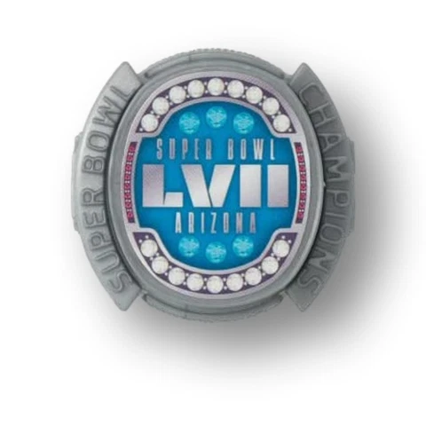 Super Bowl Plastic Ring LVII - 2023 in Arizona, Chiefs vs Eagles Superbowl 57 Cover