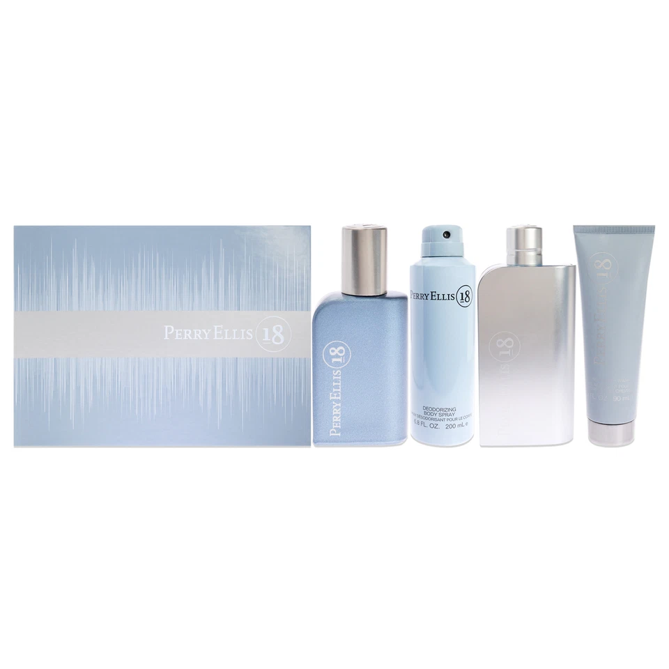 Perry Ellis 18 Men 4pc Gift Set
