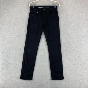 DENIZEN 216 Skinny Fit Jeans Youth Girls 16 Black 5-Pocket Mid Rise Rinse Wash - Picture 1 of 10