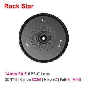 Astrhori 14mm F4.5 Ultra Wide Angle MF Lens For EF-M/EOS-M/E/X/Z/M43 M4/3 mount - Picture 1 of 6