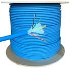 Câble réseau de données bleu 100 m CAT6 LSZH LSOH B2ca 100 % CUIVRE POE 10 Go intérieur