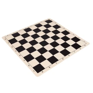 Wholesale Chess 20" Tournament Silicone Roll-Up Chess Board - Black - Picture 1 of 1