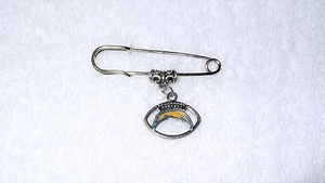 Abrigo Chaqueta Abrigo Unisex Deportes de Fútbol Los Ángeles Chargers Broche Pin Joyería Juego - Imagen 1 de 2